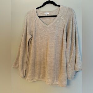 NWOT - 100% baby alpaca sweater. Garnet Hill. Size small.